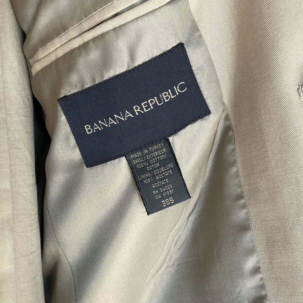 Banana Republic Cream Suits Classic Professional Fit